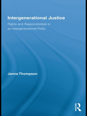 cover image of Intergenerational Justice